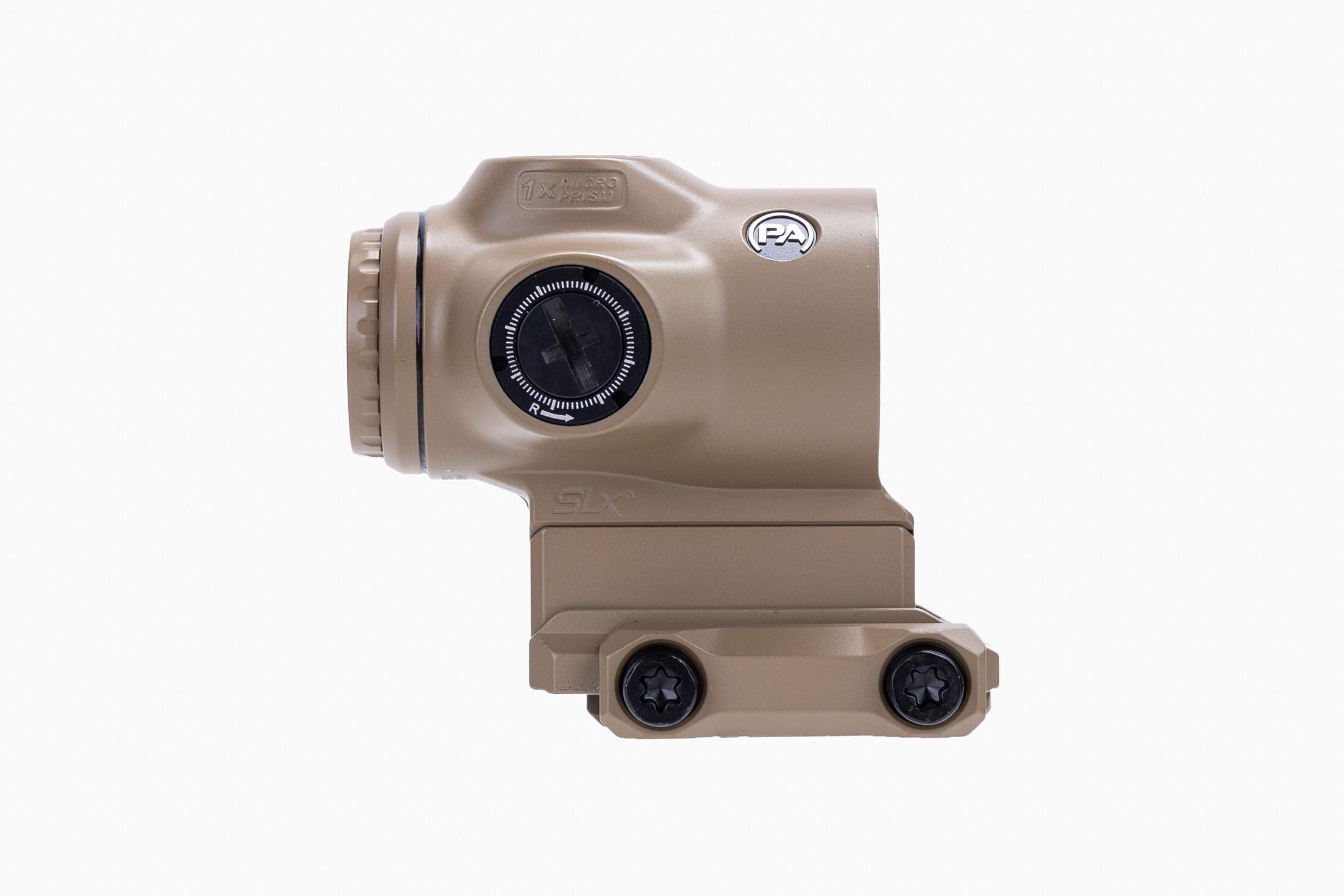 Primary Arms SLx 1X MicroPrism™ Scope - Red Illuminated ACSS Cyclops  Reticle - Gen II - Flat Dark Earth